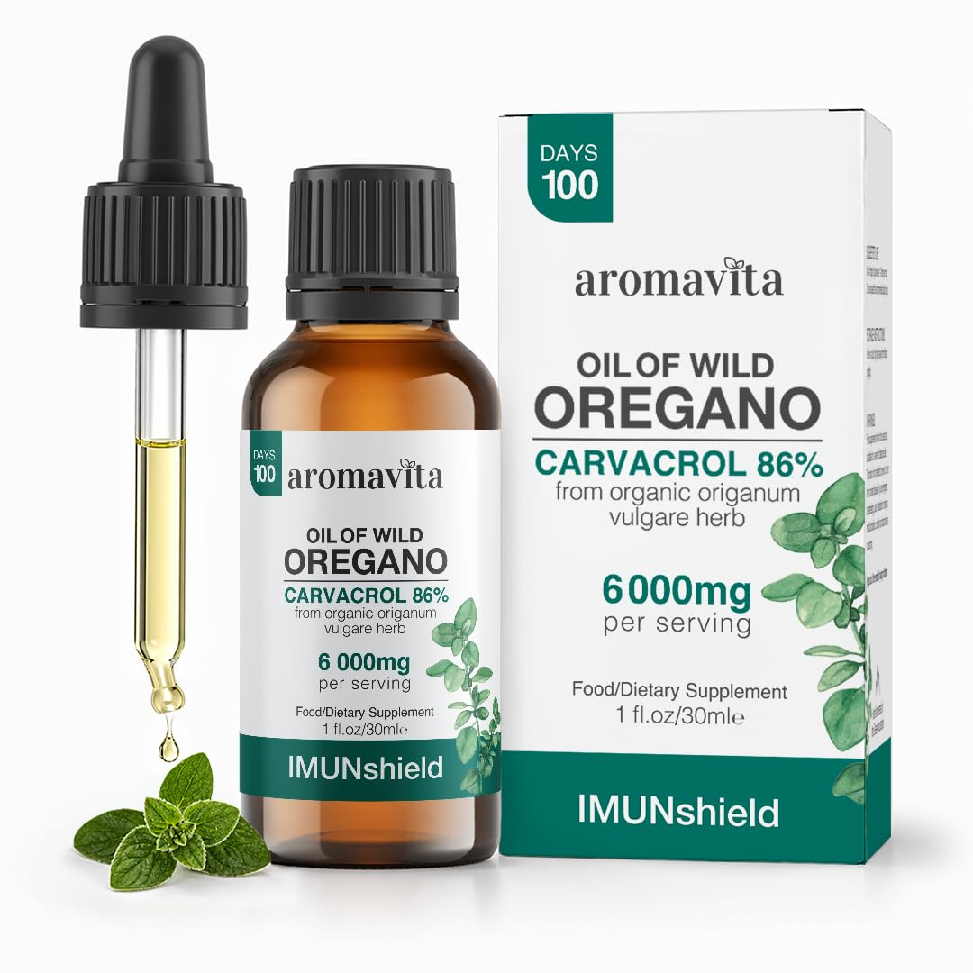 ImunShield Wild Oregano Oil Drops, 86-90% Carvacrol, 1 fl oz (30 mL)