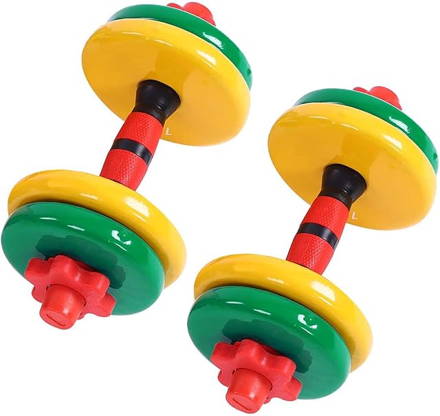 Dumbbells Weights Set 10kg For Men Women Adjustable Dumbbells Sets Women Childrens Weights Exercise Set Dumbbell Hand Weight Barbell For Bodybuilding Fitness Weight Lifting Training Home Gym