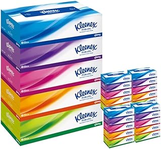 ティッシュ クリネックス 20箱 5箱×4パック 秋田市オリジナル 最短翌日発送