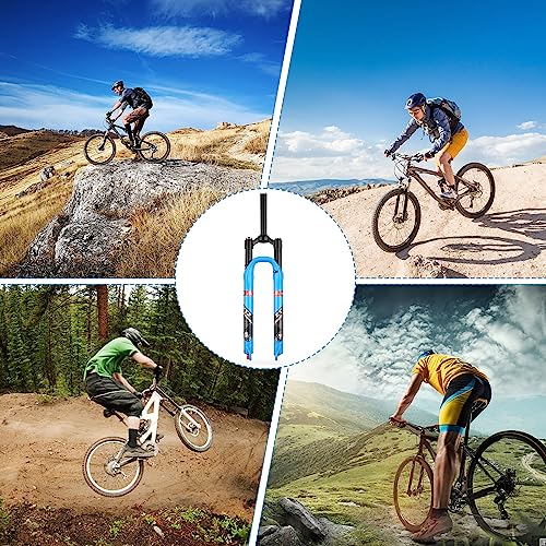 Ztz Mtb Air Suspension Fork，Fit For 26/27.5/29 Inch Mountain Bike, 120Mm Travel, Rebound Adjust, Qr 9Mm, Manual/Remote Lockout, Xc/Am Mountain Bike Front Fork, Ultralight #TOP5