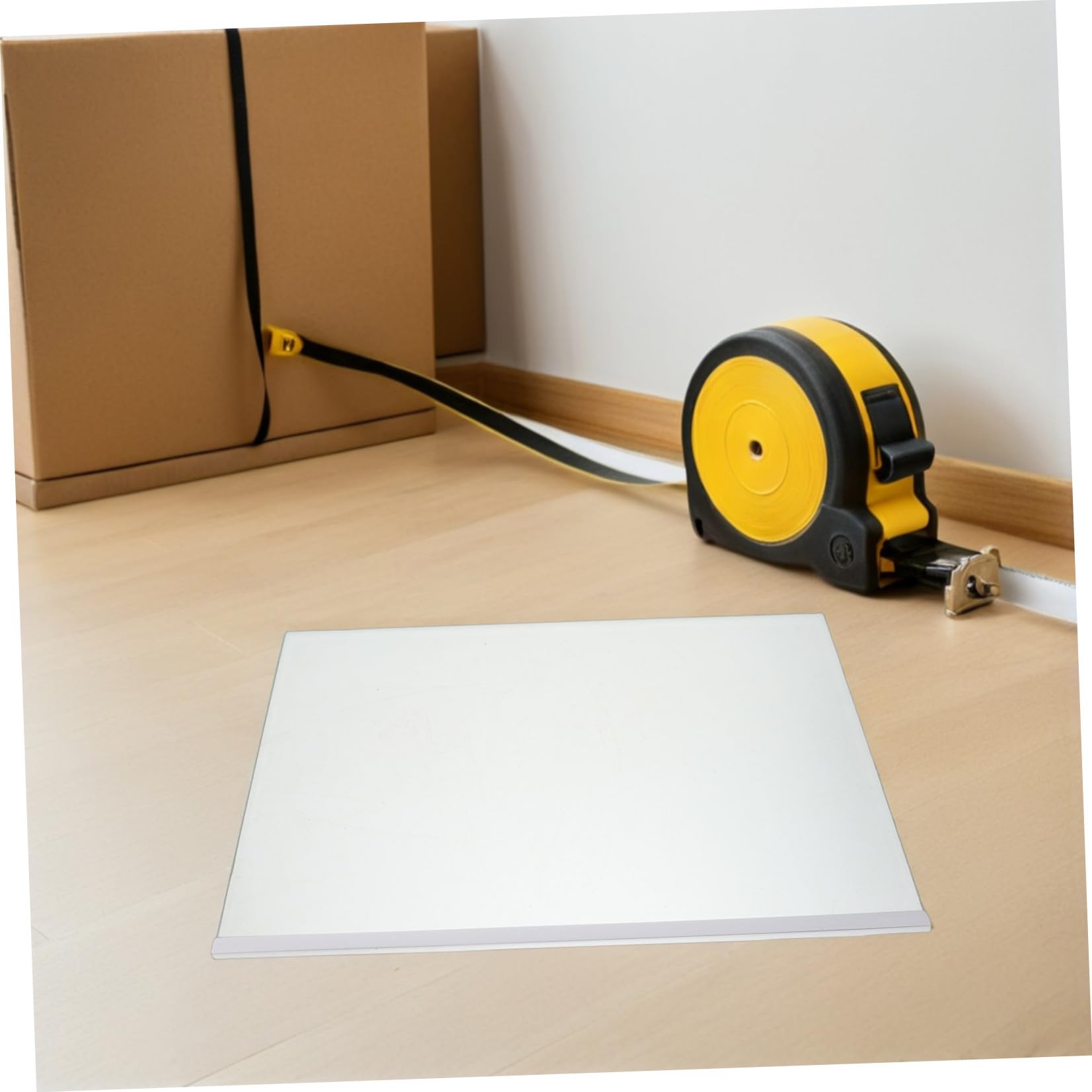 SOIMISS Estante de Vidrio Templado para Refrigerador 40X28 CM Borde Envuelto Estante Transparente de Reemplazo para Organización y Almacenamiento Nevera Placa Divisoria Segura para