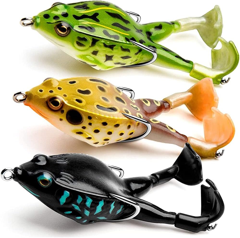 Lot De 5 Leurres Grenouille Topwater 11g - Flottants, Pour Truite, Bar, Pêche Sportive