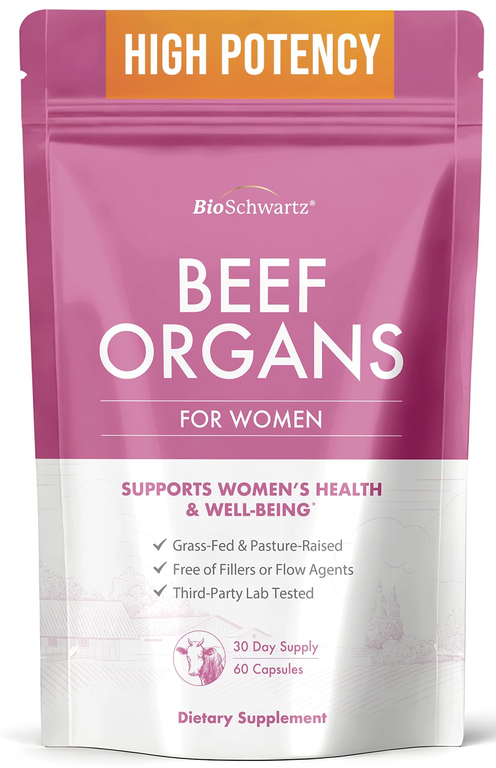 BioSchwartz Primal Beef Organ Supplement - glandular extracts | Mubboo