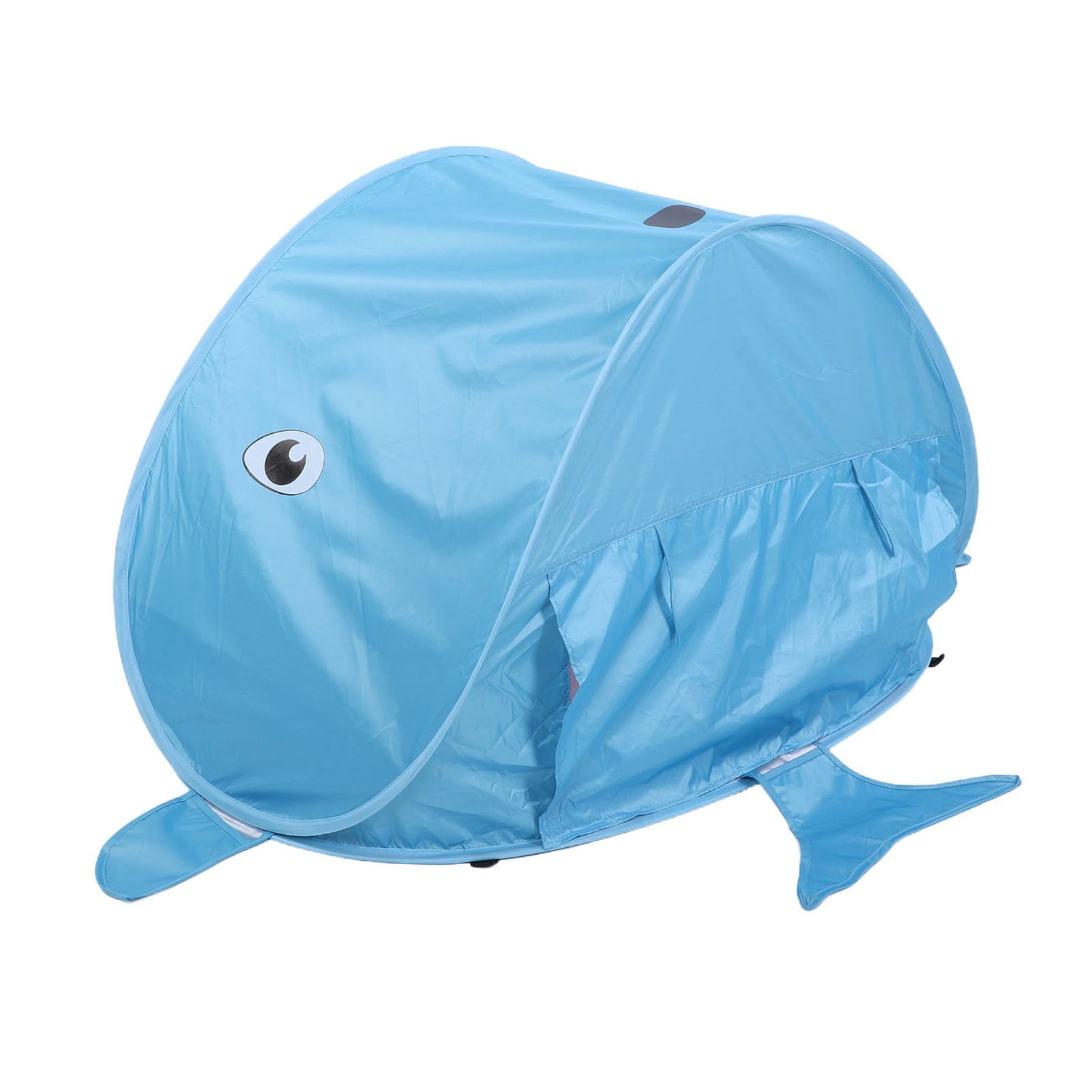 Alomejor Carpa de Playa para bebé, Refugio Solar Emergente de Poliéster con Piscina Incorporada, Carpa de Viaje para bebé con Forma de Ballena 47.24 X 31.5 X 27.56 Pulgadas para Uso en la Playa Al
