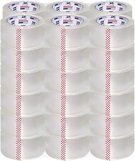 PERFECTAPE Heavy Duty Packing Tape 36 Rolls, Total 2160Y, Clear, 2.7 mil, 1.88 inch x 60 Yards, Ultra Strong, Refill for P...