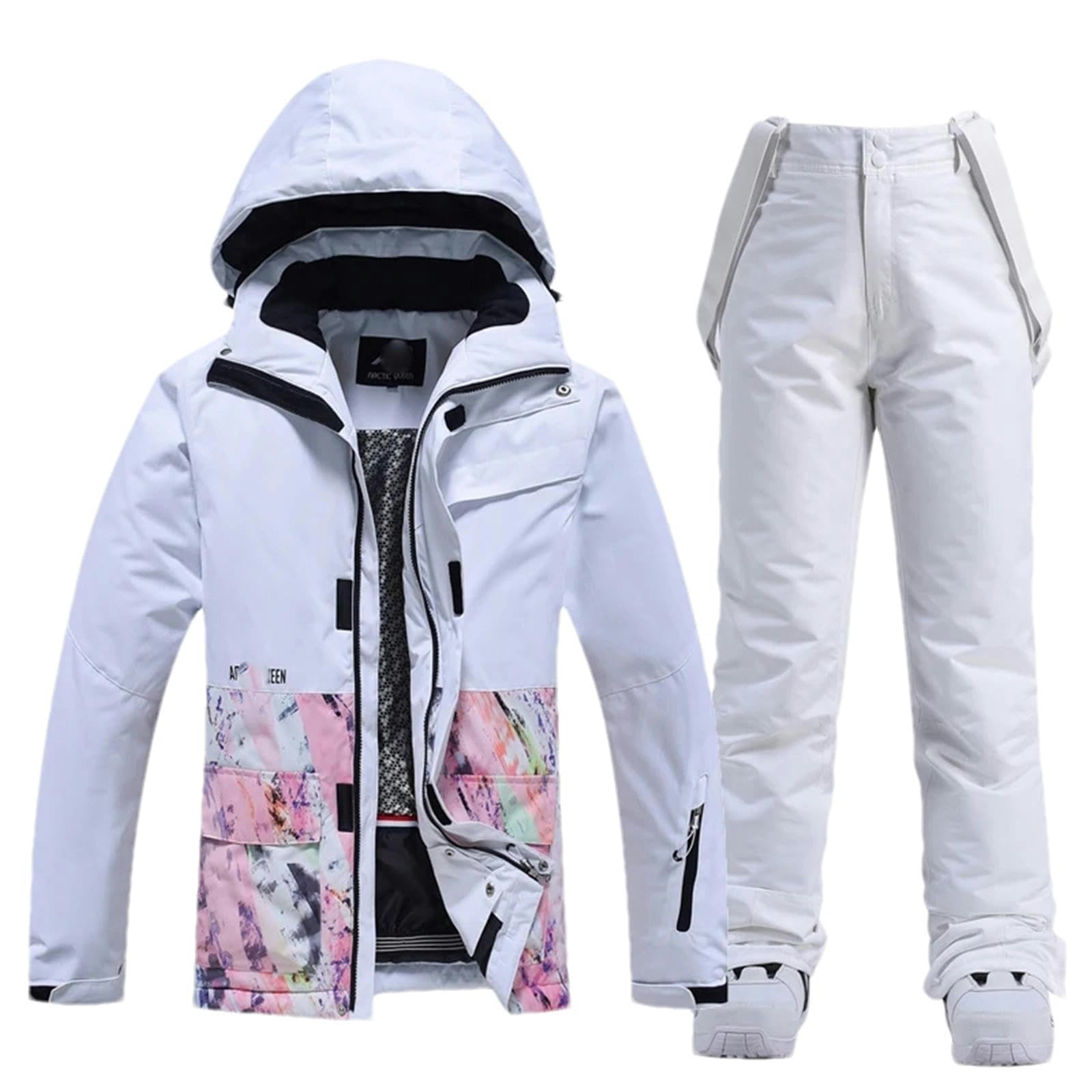 Mężczyźni i kobiety odzież śnieżna odzież na snowboard zimowe ubrania narciarskie kurtka śnieżna i spodnie zestawy odzież snowboardowa, H907 Kurtka Pant_e, XS