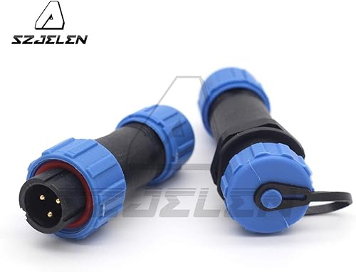 Miniatura 80 de SP13 2pin/3pin/4pin/5pin/6pin/7pin/9pin conector de cable de aviación, enchufe impermeable IP67, conector de equipo de luz LED