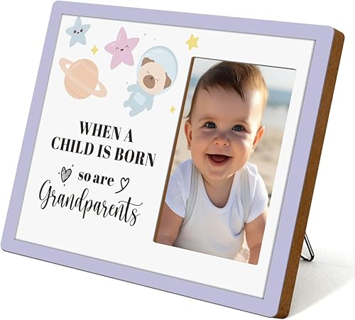 Marco de fotos para pared, regalos para abuelos, decoración de guardería, regalos para abuelos por primera vez, anuncio de embarazo para abuelos,