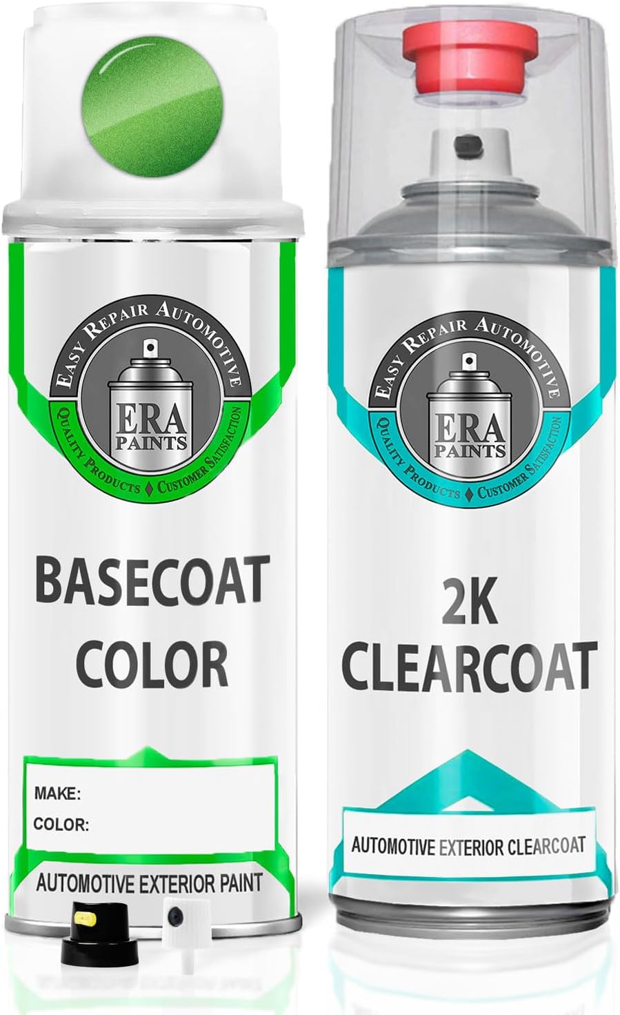 ERA Paints WA708S/GHS - Synergy Green Metallic for PONTIAC Exact Match Automotive Touch Up Paint Spray - 2K Essential Kit