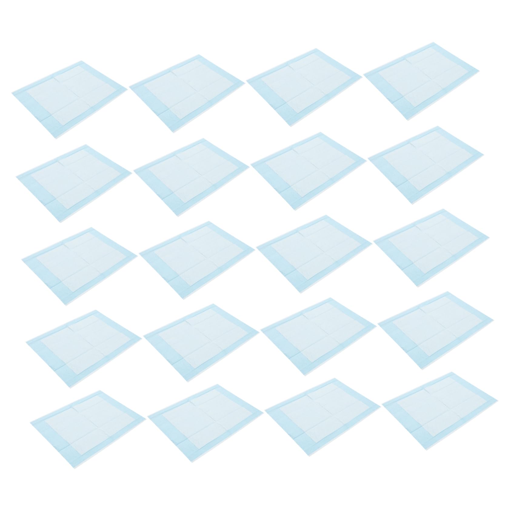 KOMBIUDA 20 Pack Washable Pee Pads Absorbent for Bed Non-Woven Thickened Skin-Friendly