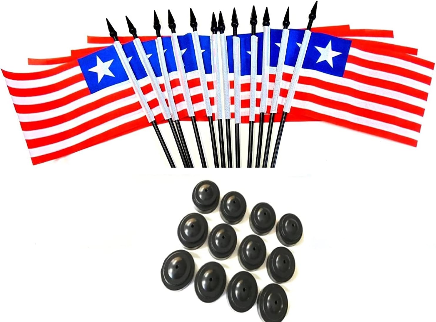 Pack of 12 4"x6" Liberia Polyester Miniature Office Desk