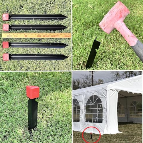 DELTA 32'x16' Sand Budget PVC Party Tent,Outdoor Event Canopy,Wedding Tent,Backyard Garden Shelter Gazebo,Waterproof Top,Galvanized Steel - Image 5