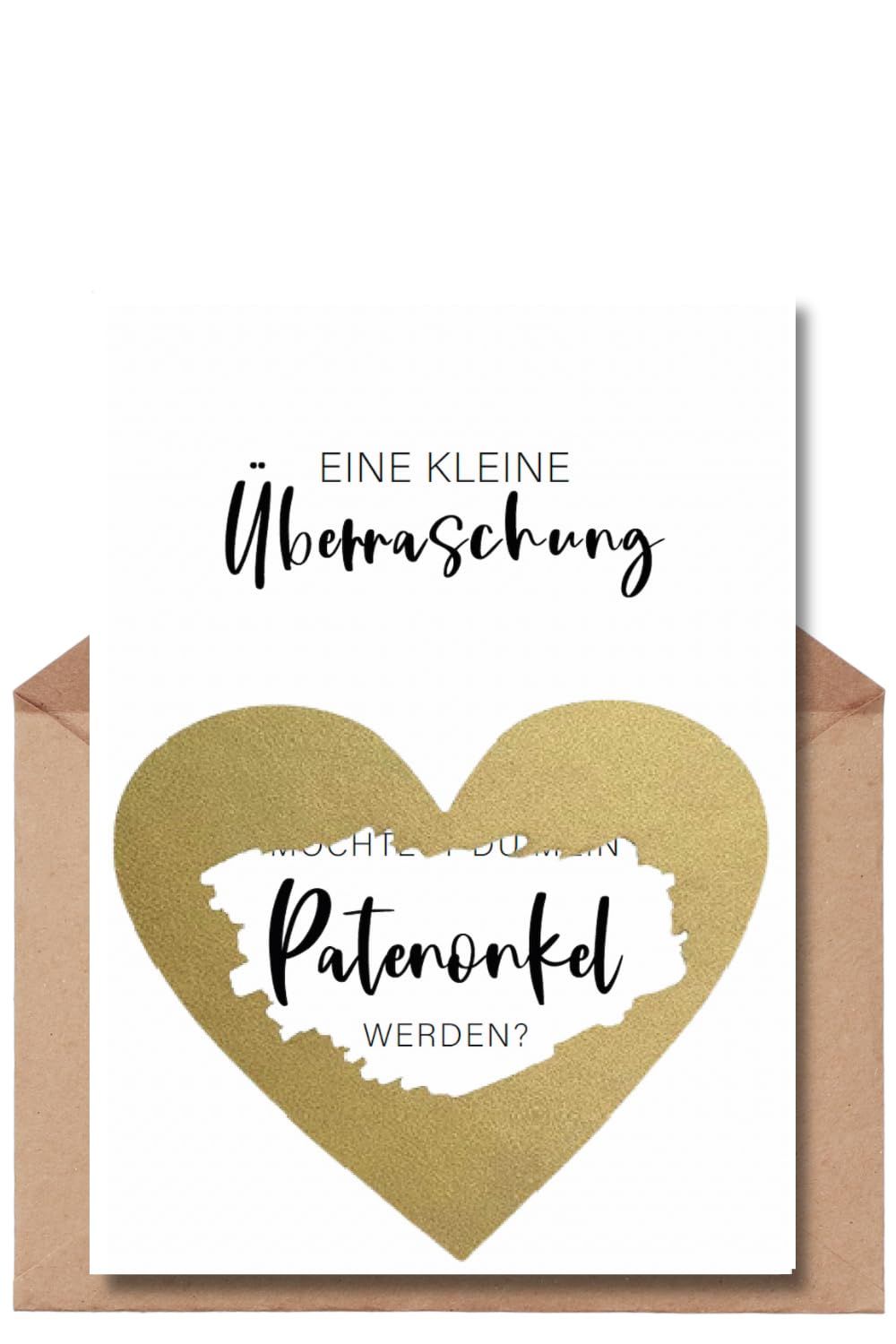 The Life Barn Rubbelkarte Möchtest du mein Pantenonkel werden Überraschung Patenonkel fragen Taufpate fragen