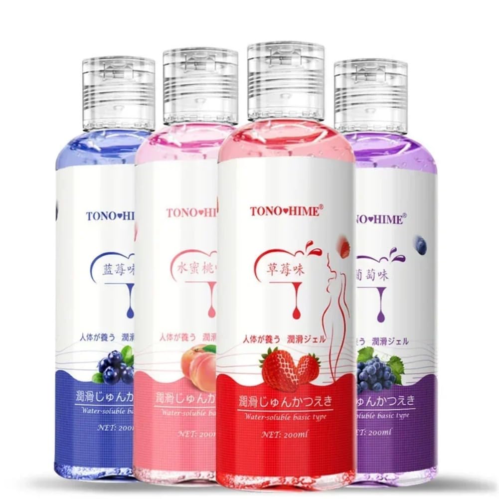 4PCS Lubricant Sex Lube Love Gel Water Base Cream Body Massage Oil
