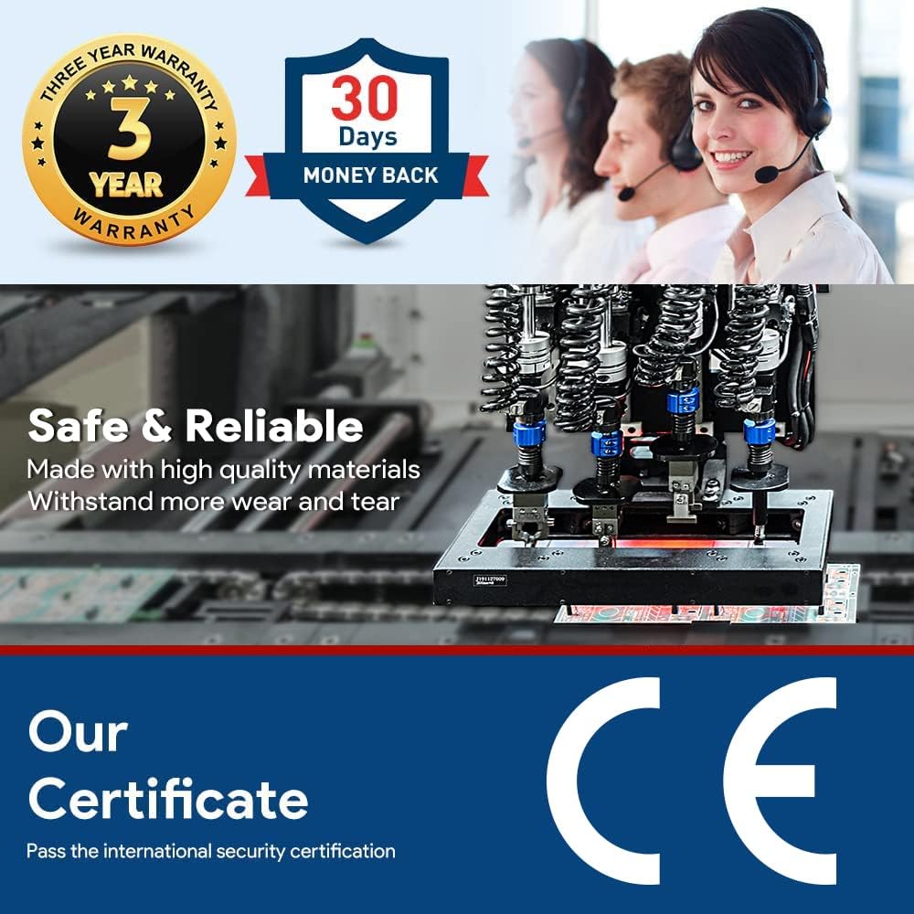 TAIFU 3-Year Warranty and 30-Day Money Back Guarantee with customer support image