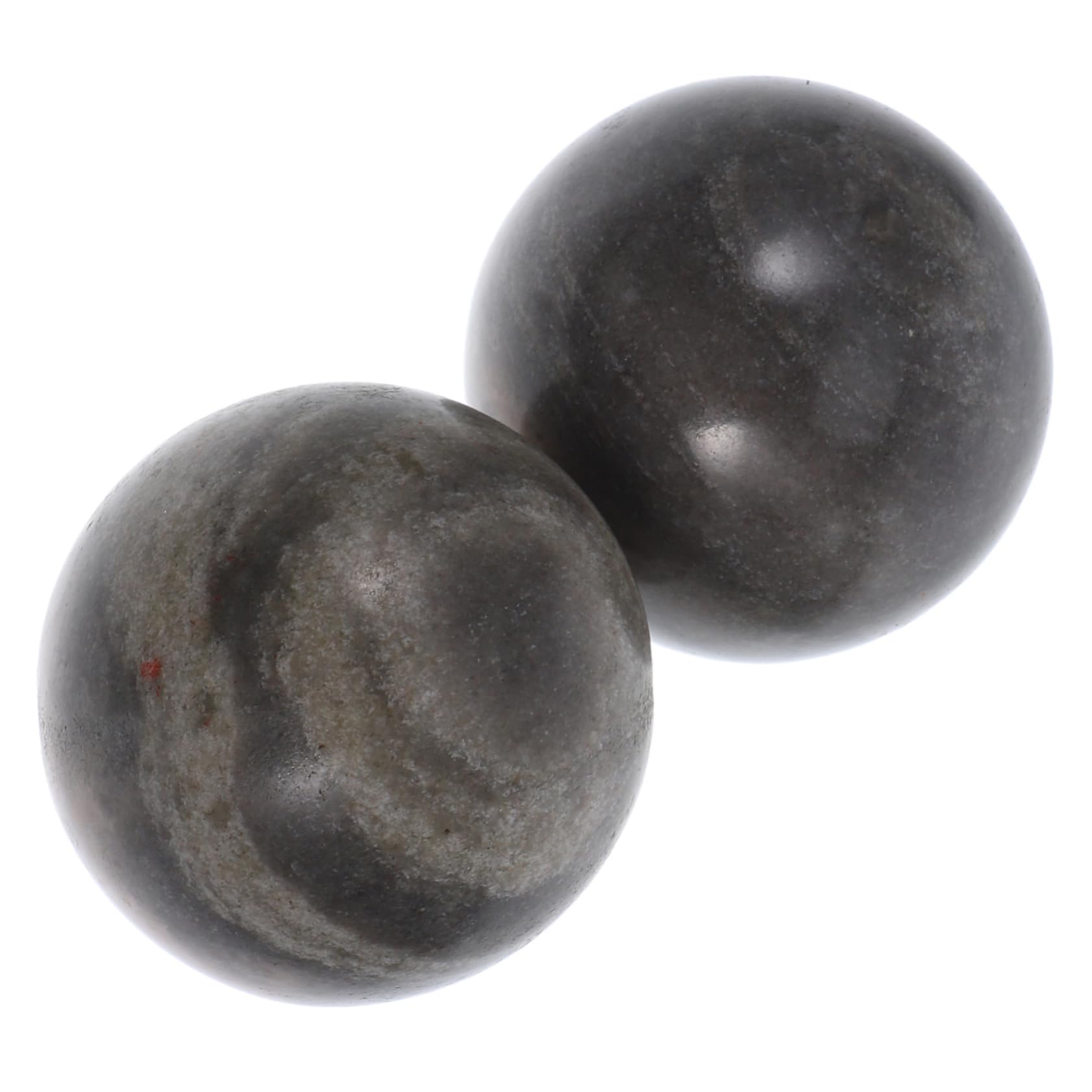 PACKOVE 2pcs Jade Fitness Ball Stress Releasing Balls for Hand Therapy Health Exercise Stress Baoding Balls Baoding Balls with Chime Stress Balls Stone