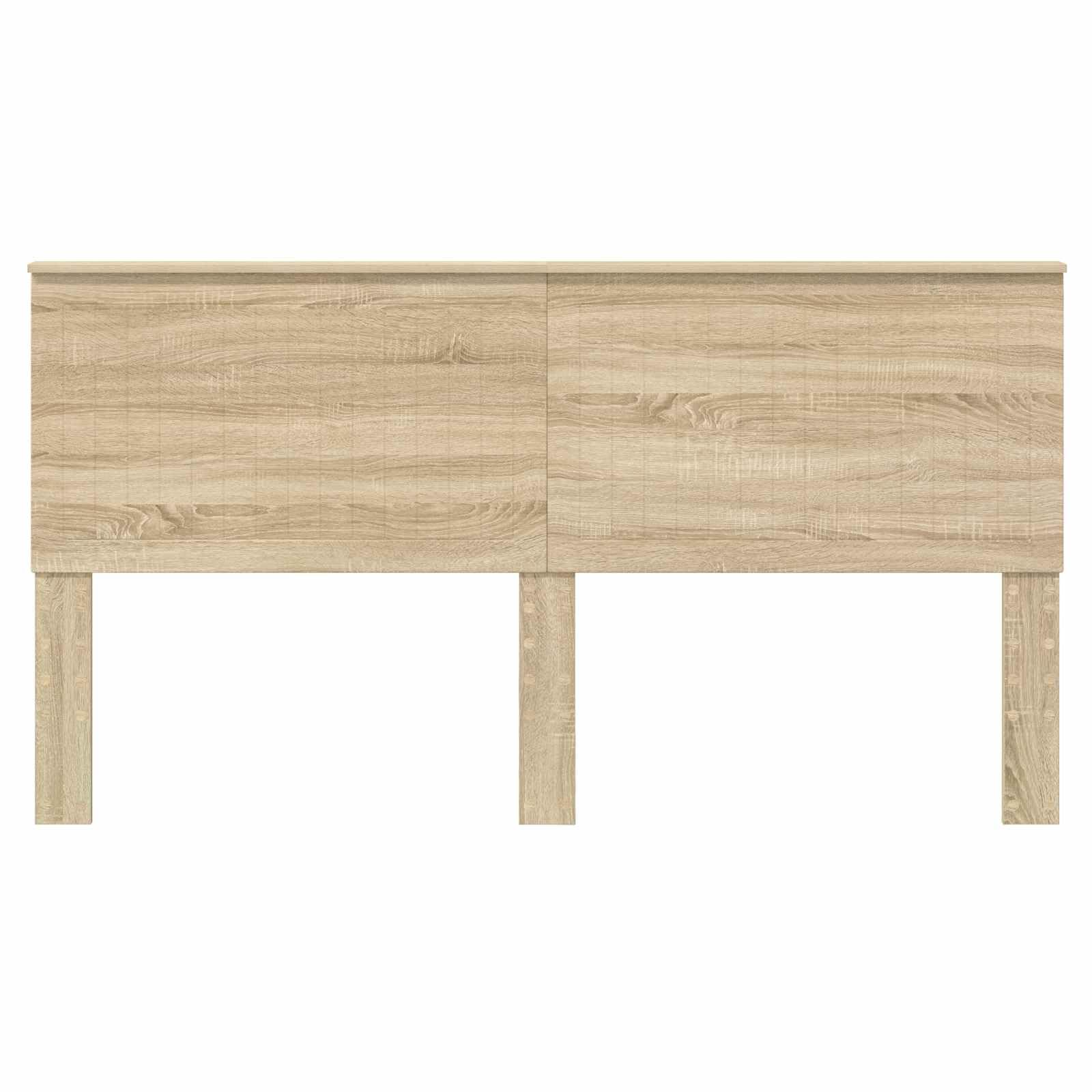 vidaXL Cabecero con cabecera Roble Sonoma 180 cm Madera contrachapada, Accesorios Elegantes para el Dormitorio, Decorativos Modernos, Zona de Descanso Comfy, diseño contemporáneo