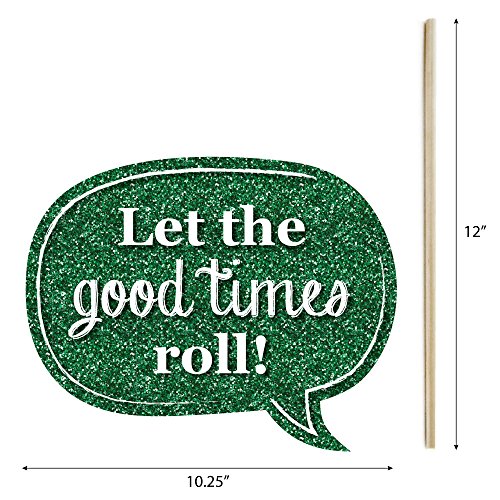 Funny Mardi Gras - Photo Booth Props Kit - 10 Piece #TOP3