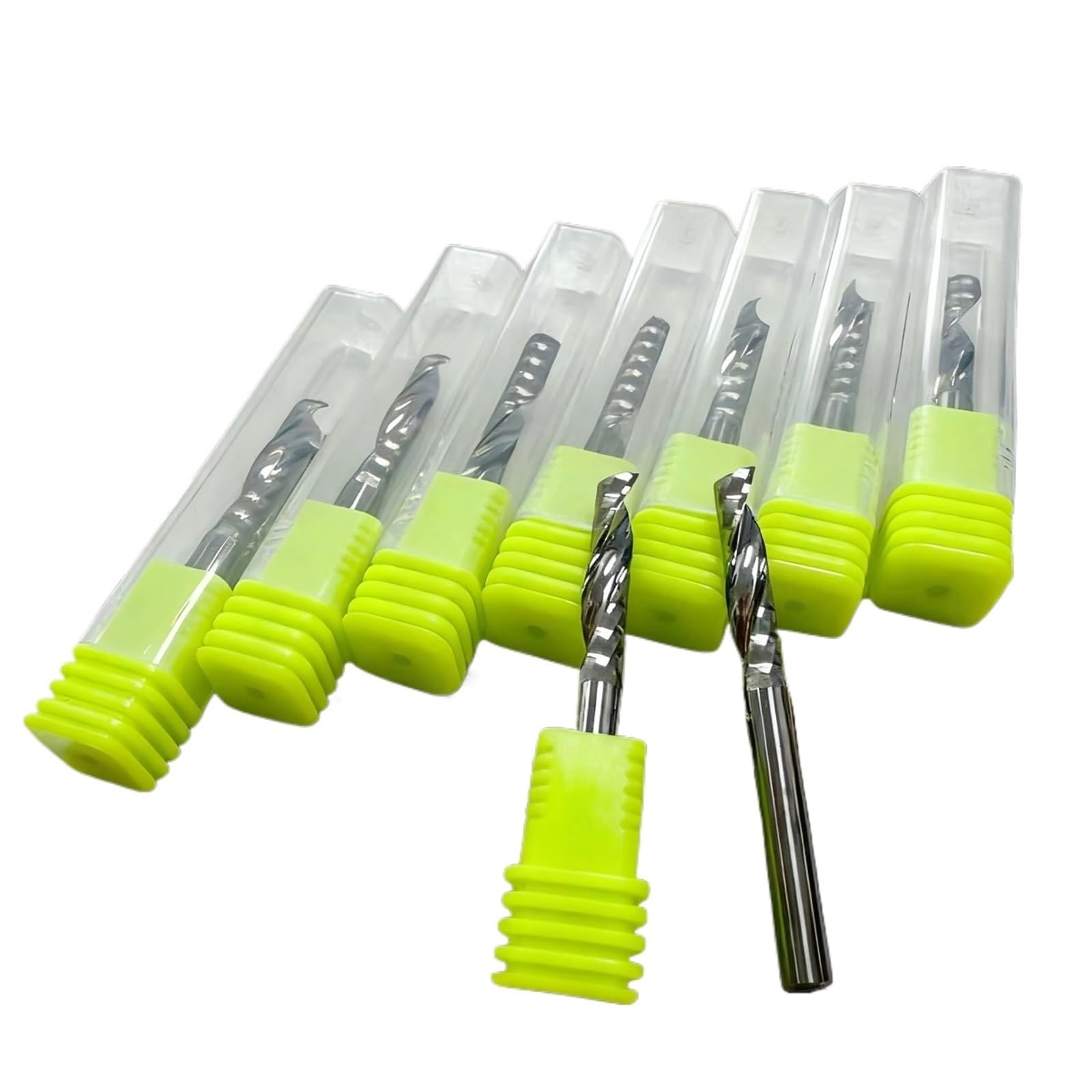 Lot de 10 fraises à spirales en carbure de tungstène de 3 mm, 4 mm et 6 mm de diamètre for le travail du bois.,Outil de bricolage(6x22mm)
