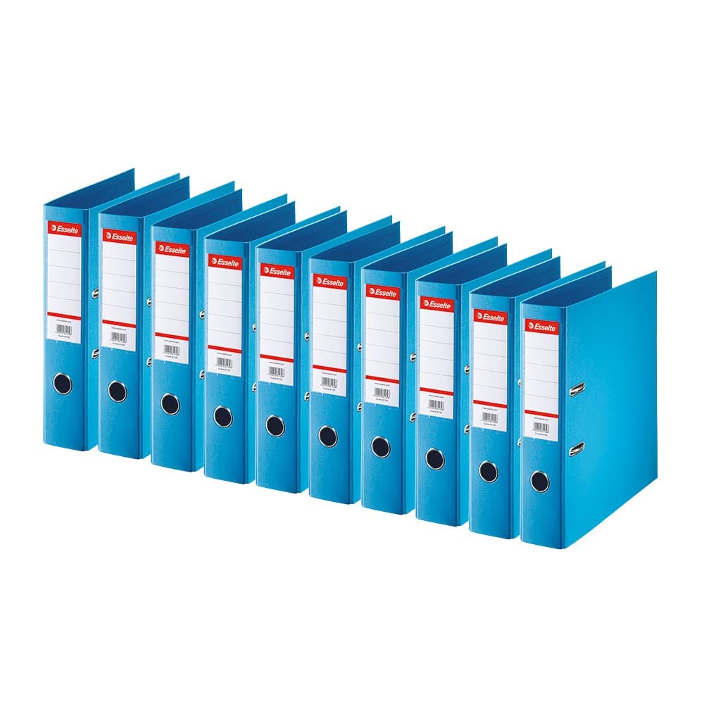 Esselte Standard, 10x segregator dźwigniowy, lawenda, grzbiet 75 mm, A4, PP, 320380