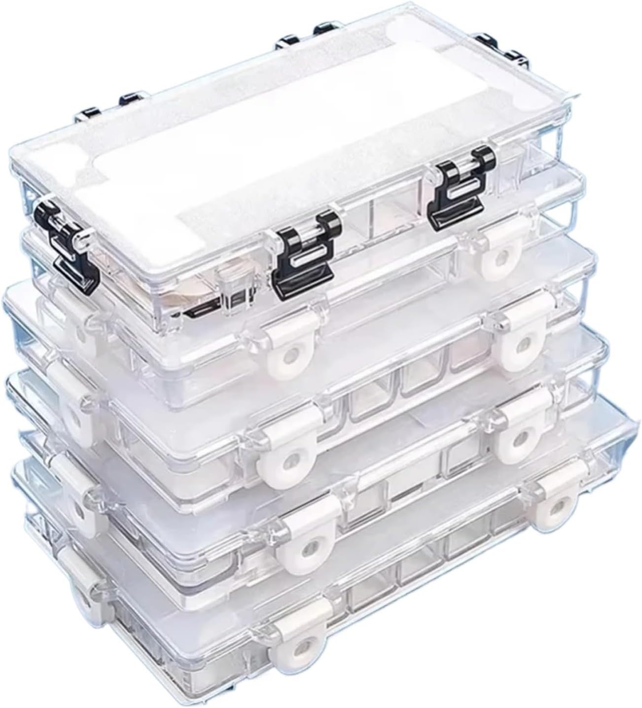 Paint Pot Container Cup Portable Paint Storage Box with Lid Airtight Paints Moisturizing Container Folding Empty Watercolor Palette(24 Grids Plus)