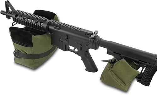 Miniatura 5 de Twod - Bolsas de descanso para tiro al aire libre  Soporte de banco deportivo objetivo con soporte frontal y trasero para bolsa de arena para