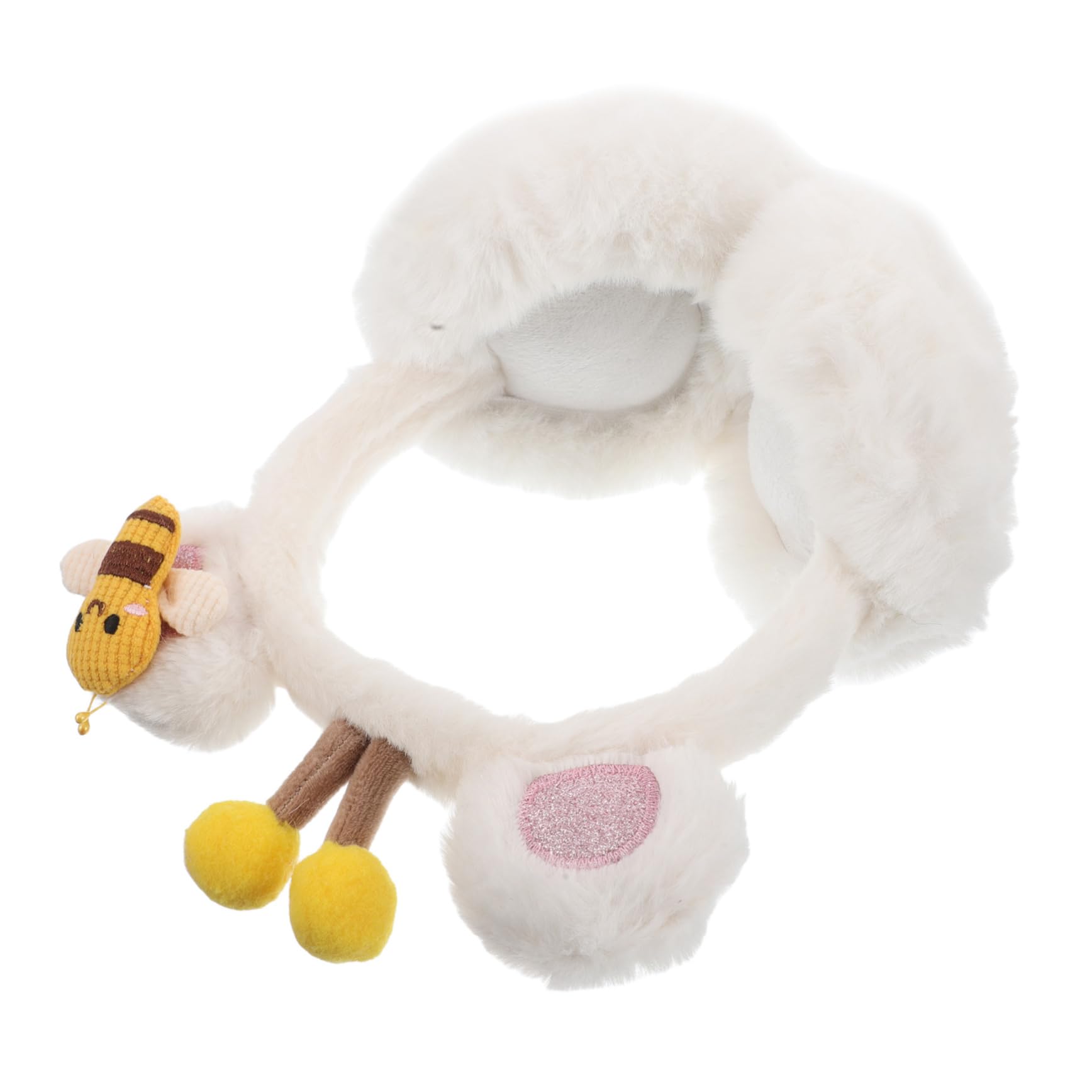 TOVINANNA Foldable Plush Bee Earmuff Winter Ear Earflap Kids Toddler Ear Warmer Women Winter Earmuff Charming Design