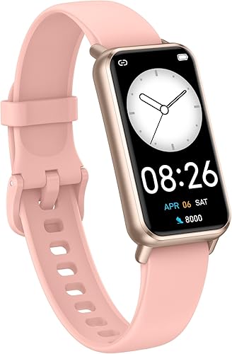 Rastreador de actividad física para mujeres y hombres, pantalla AMOLED de 1.58 pulgadas, batería de 14 días, rastreador de actividad impermeable de