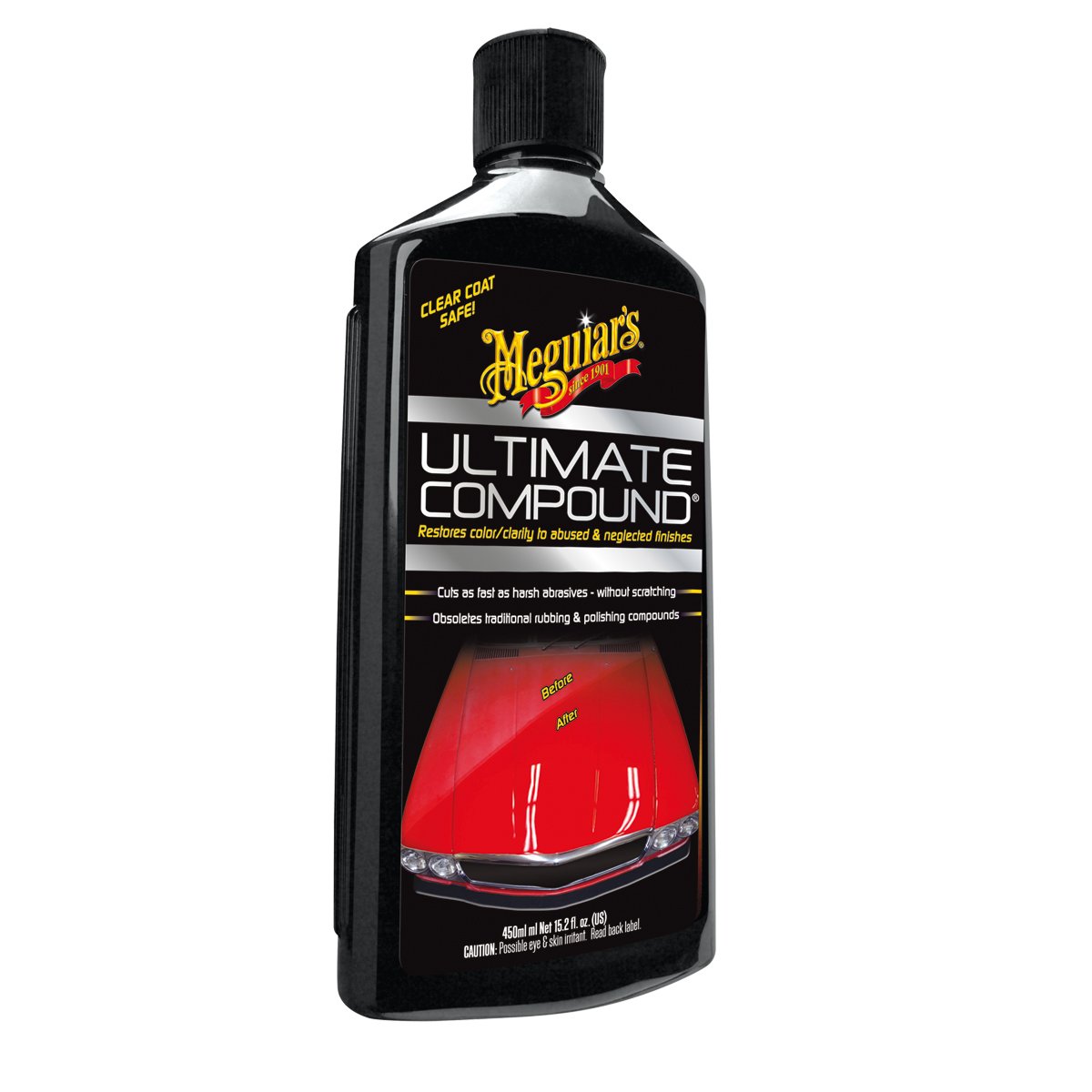 2 x Meguiars 650139 Ultimate Compound Pasta de pulido abrillantador Auto abrillantador 450 ml