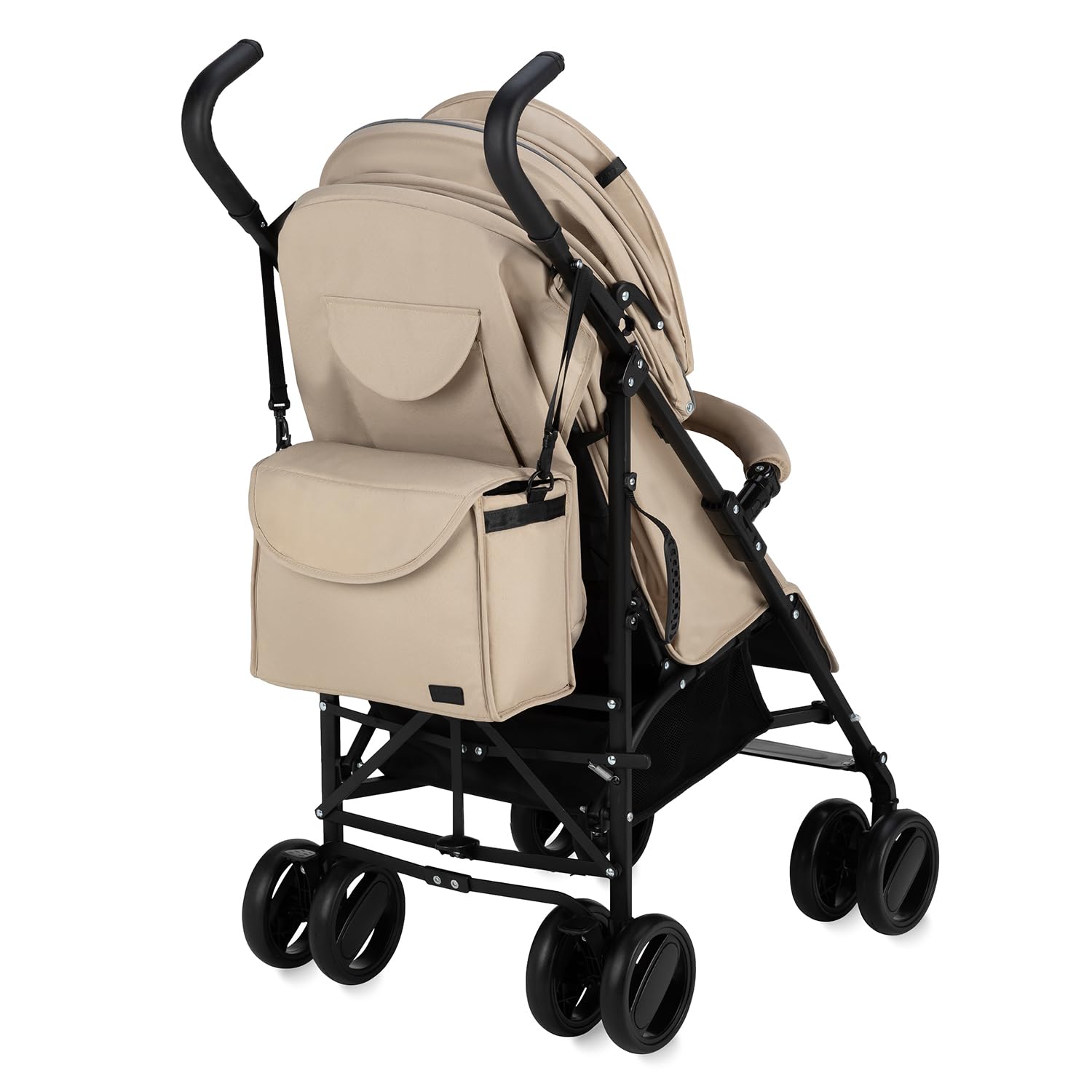 MoMi AKIRA Silla de paseo para niños a partir de 6 meses (hasta 15 kg), arnés ajustable de 5 puntos, bolso, cesta de la compra, protector de lluvia y mosquitera.