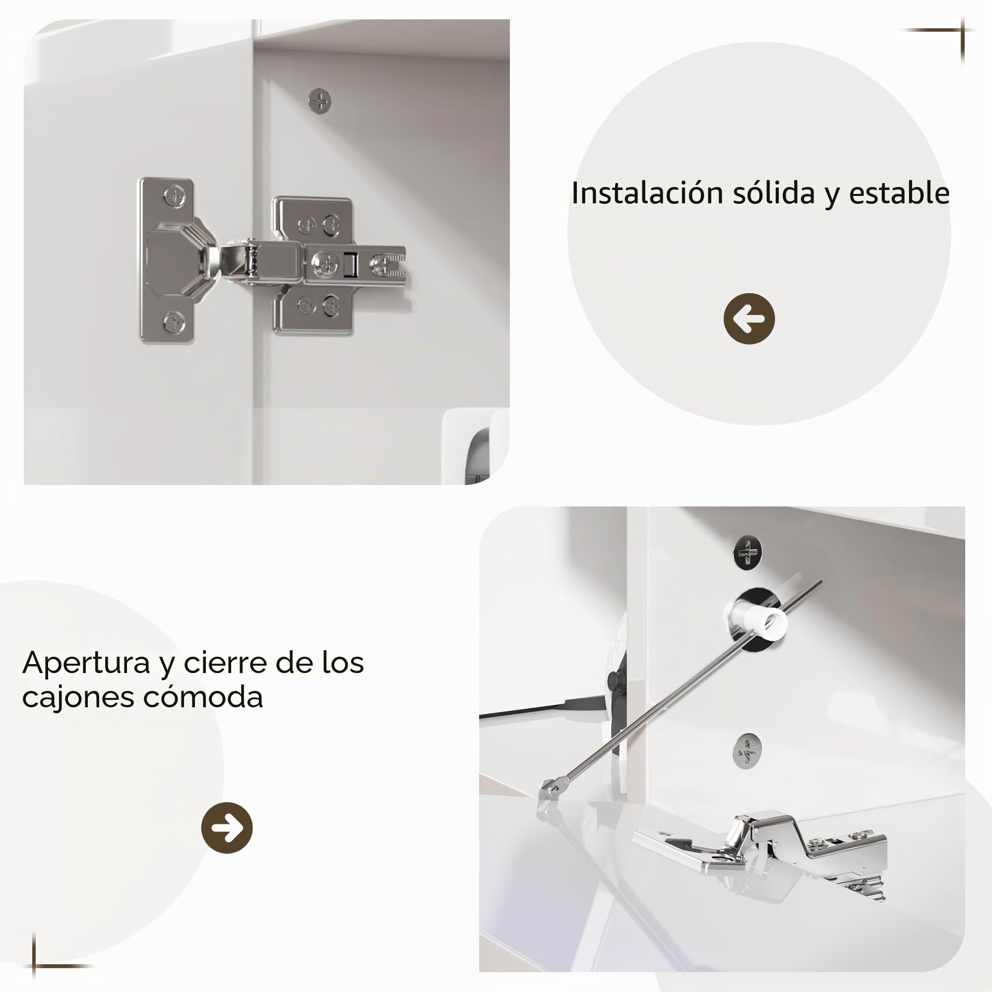 LUXOAK Mueble bajo para TV de 160 cm, color blanco brillante con iluminación LED RGB, mueble flotante para televisores de 55 a 75 pulgadas, montaje en pared con espacio de almacenamiento y guía de