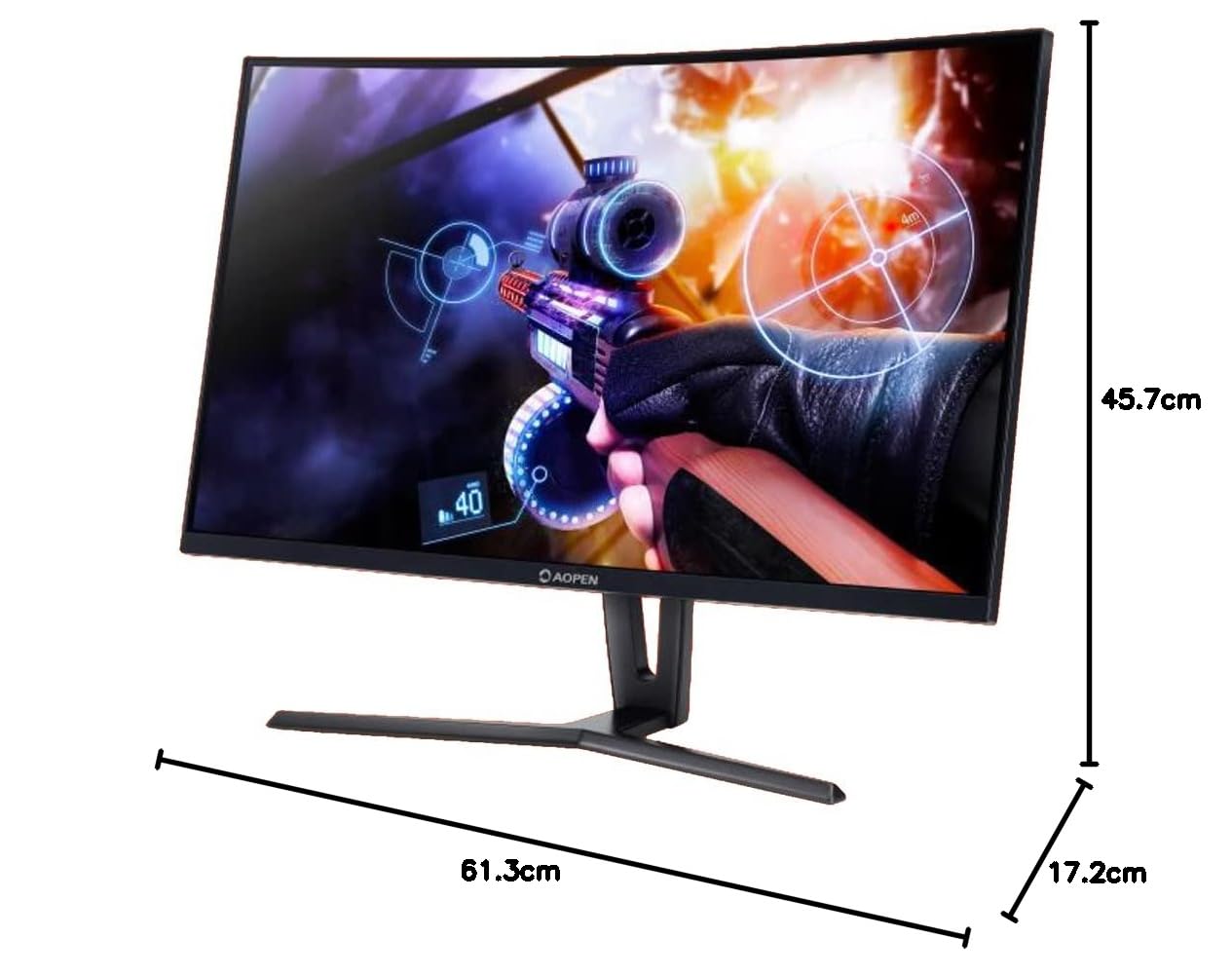 AOPEN 27HC1RPbidpx 68,6 cm Curved Gaming Monitor schwarz: Amazon