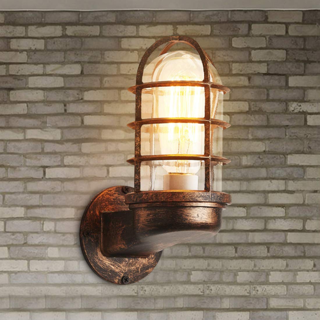 Hofstein Wandleuchte Vintage Seil Wand Lampen Leuchten Schalter Wohn Schlaf Zimmer S0r2j0ij