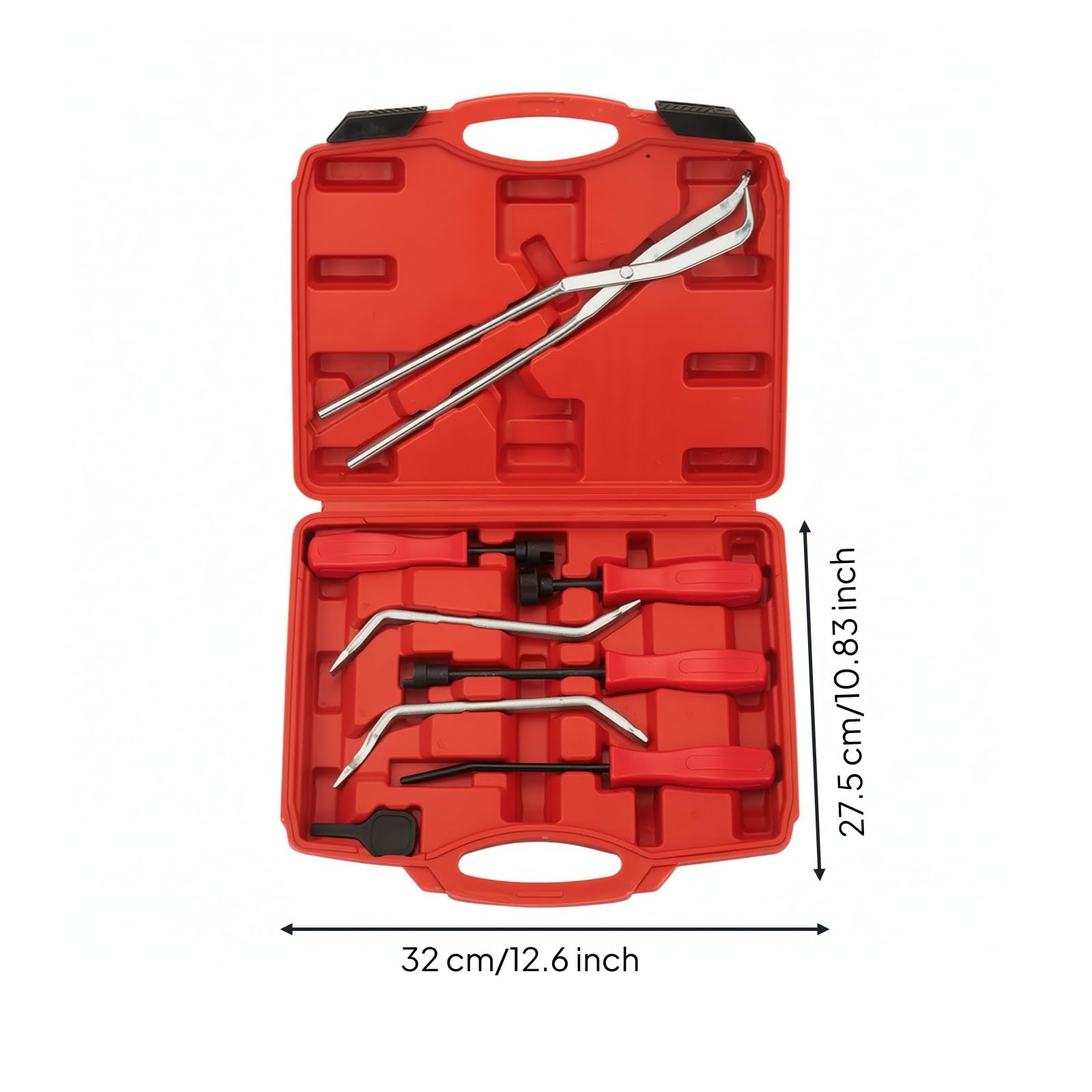 Set per Riparazione Freni a | in Acciaio 45, Professionale, Estrattore Molla Freno, per Officina, Meccanici, Autoriparatori