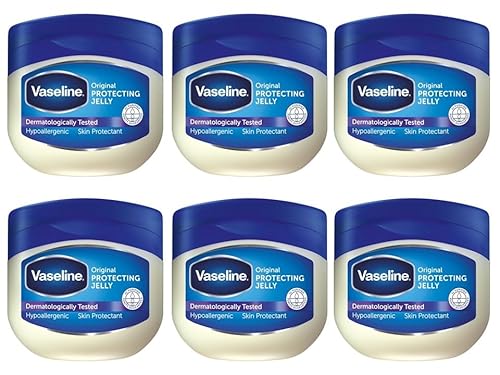 Vaseline Lot de 6 flacons de 250 ml de protection originale pour la peau gercée et sèche et l'eczéma