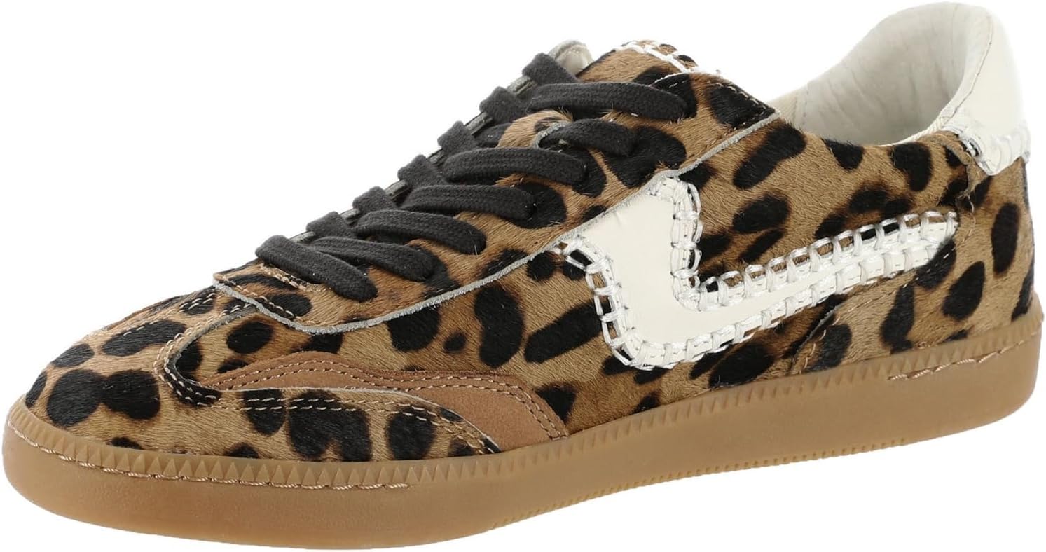 Dolce Vita Women's Notice Stitch Sneaker, DK Leopard Calf Hair, 7.5 - Image 4