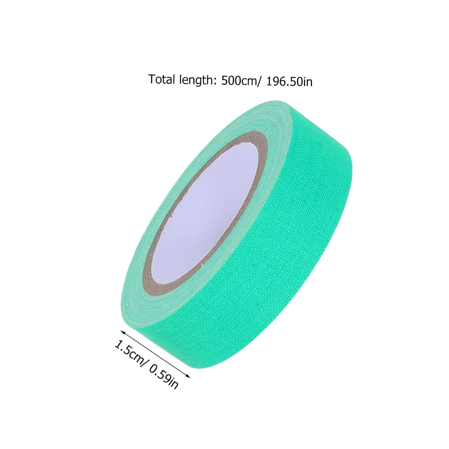 Abaodam 5pcs Fluorescent Tape Glow the Dark Fabric Tape No Adhesive Residue for Festival Party Decoration and Crafts Lightweight Glow Effect for Stairs and Walls