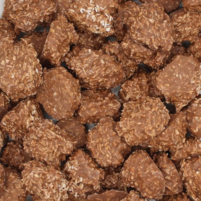 Milk Chocolate & Coconut Macaroon Cluster 2kg Bulk Box