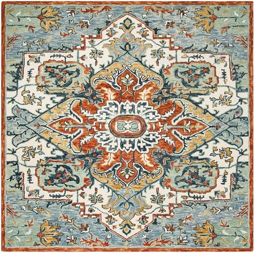 Tapete cuadrado 9 pies Boho SAFAVIEH miniatura 2