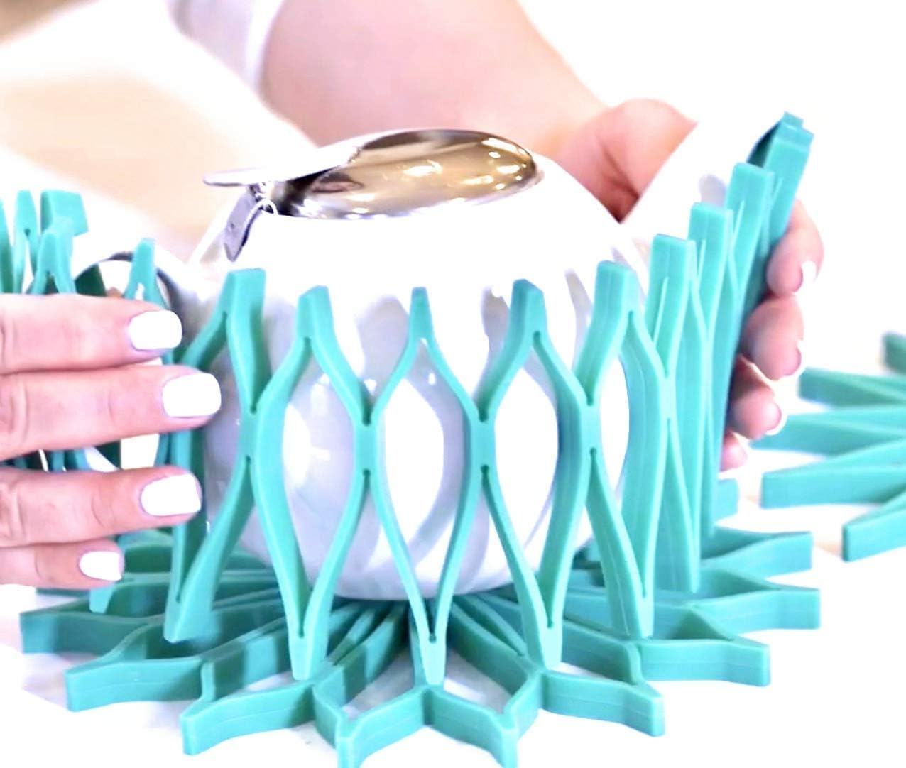 🛒 Crazy Deals Set of 3 Flower Silicone Hot Pan Trivet Mats Heat Resistant, Bowl & Dish Mats Drink Coasters, Premium Quality Insulated Flexible Durable Non Slip Pot Holders for Dining Table, Kitchen Heat Resistant ❤ Crazy Deals Set of 3 Flower Silicone Hot Pan Trivet Mats Heat Resistant, Bowl & Dish Mats Drink Coasters, Premium Quality Insulated Flexible Durable Non Slip Pot Holders for Dining Table, Kitchen Heat Resistant