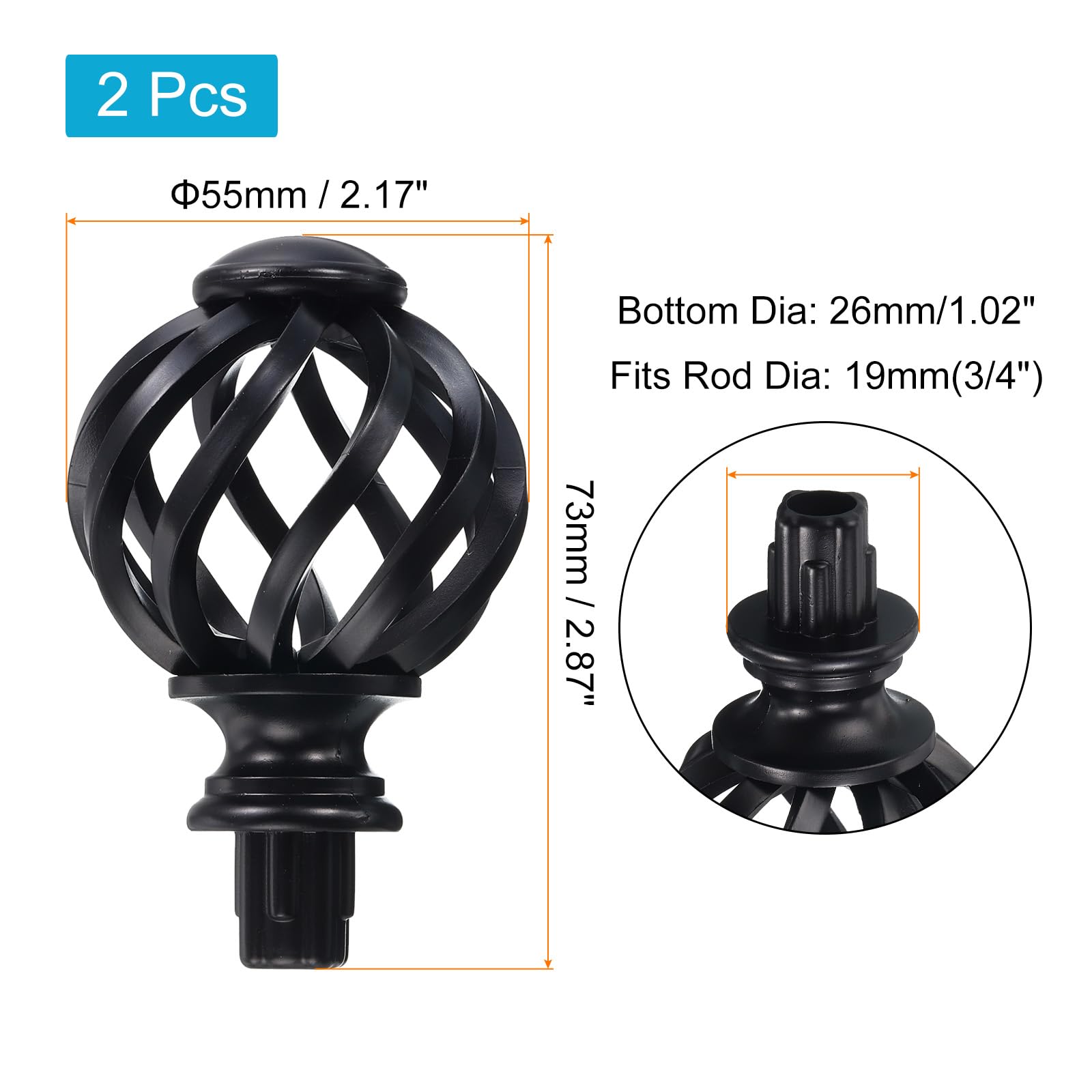 LOT DE 2 Supports Plafond Pour Tringles à Rideaux EUR 5,00 - PicClick FR