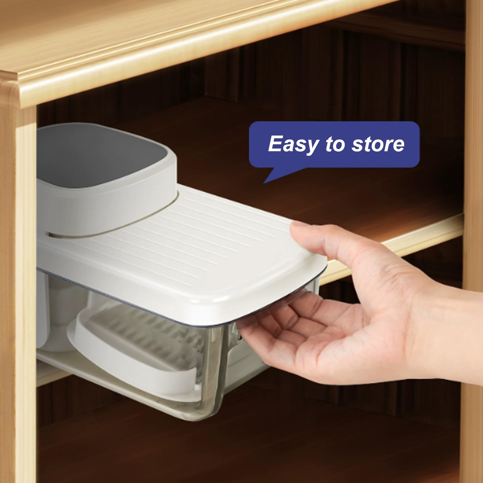 Cortador de Verdura Manual, Mandolina de Cocina Multifuncional, Panel Material ABS, Gran Capacidad, Utensilios Cocina y Artículos Esenciales para la Preparación Alimentos