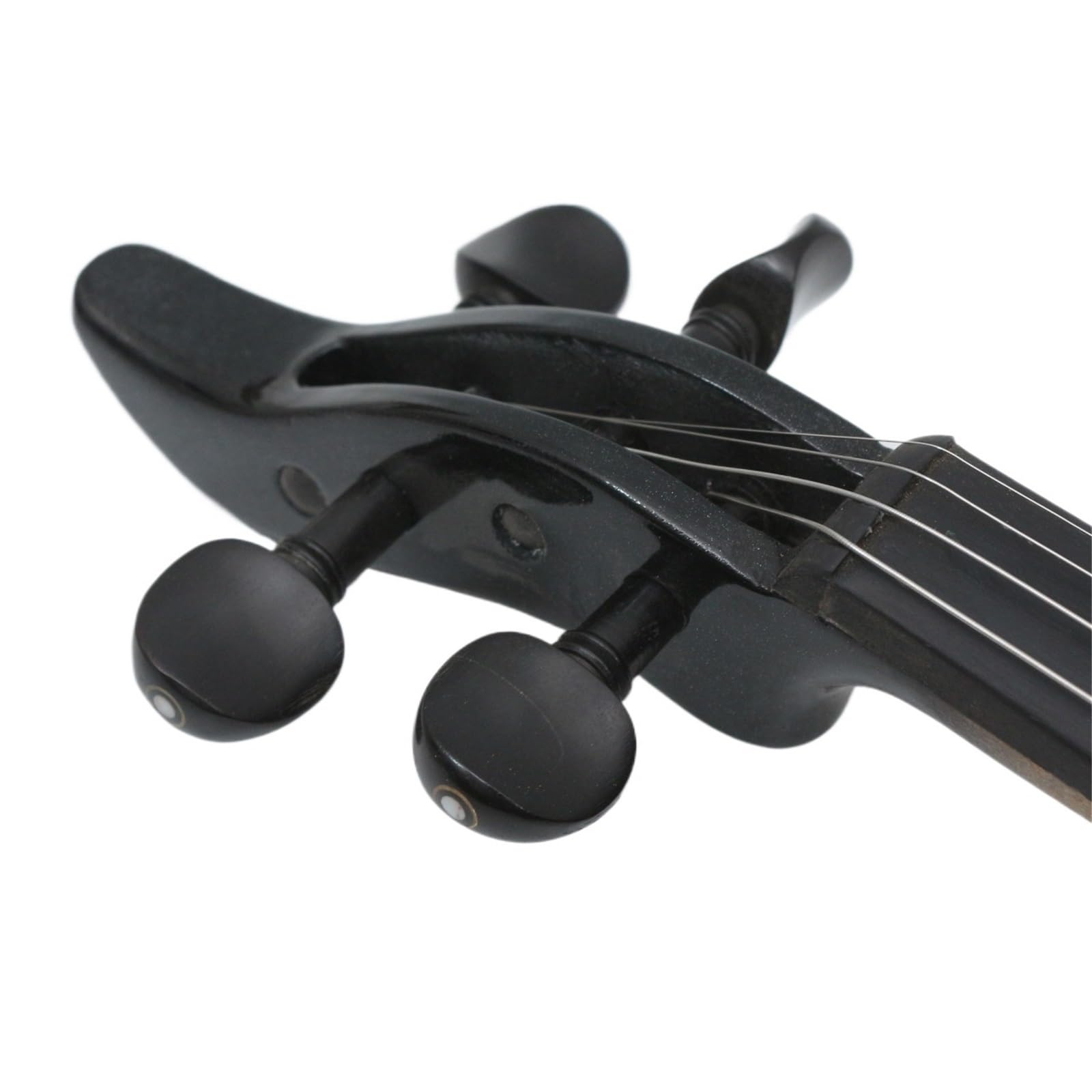 Violon Électrique 4/4 Adulte Professionnel Jouant Instrument À Cordes Noir Ou Blanc Instruments À Cordes Du Violon(Black)