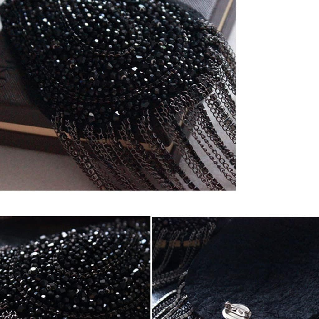 Badges Chain Fringed Shoulder Pads Shoulder Jewelry Chain Vintage Link Epaulet Gothic Punk Boar Fringed Pads
