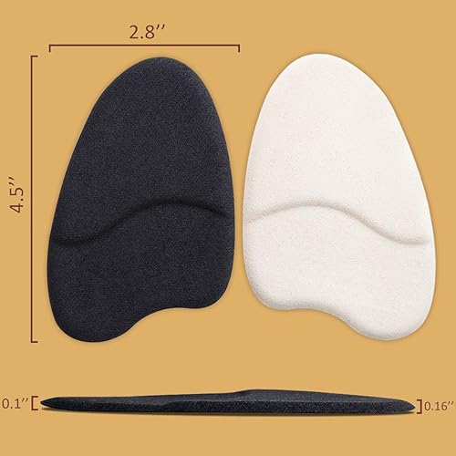 Miniatura 6 de Skyfoot Almohadillas metatarsianas antideslizantes, almohadillas de microfibra para pies para amortiguar y reducir el deslizamiento del pie,