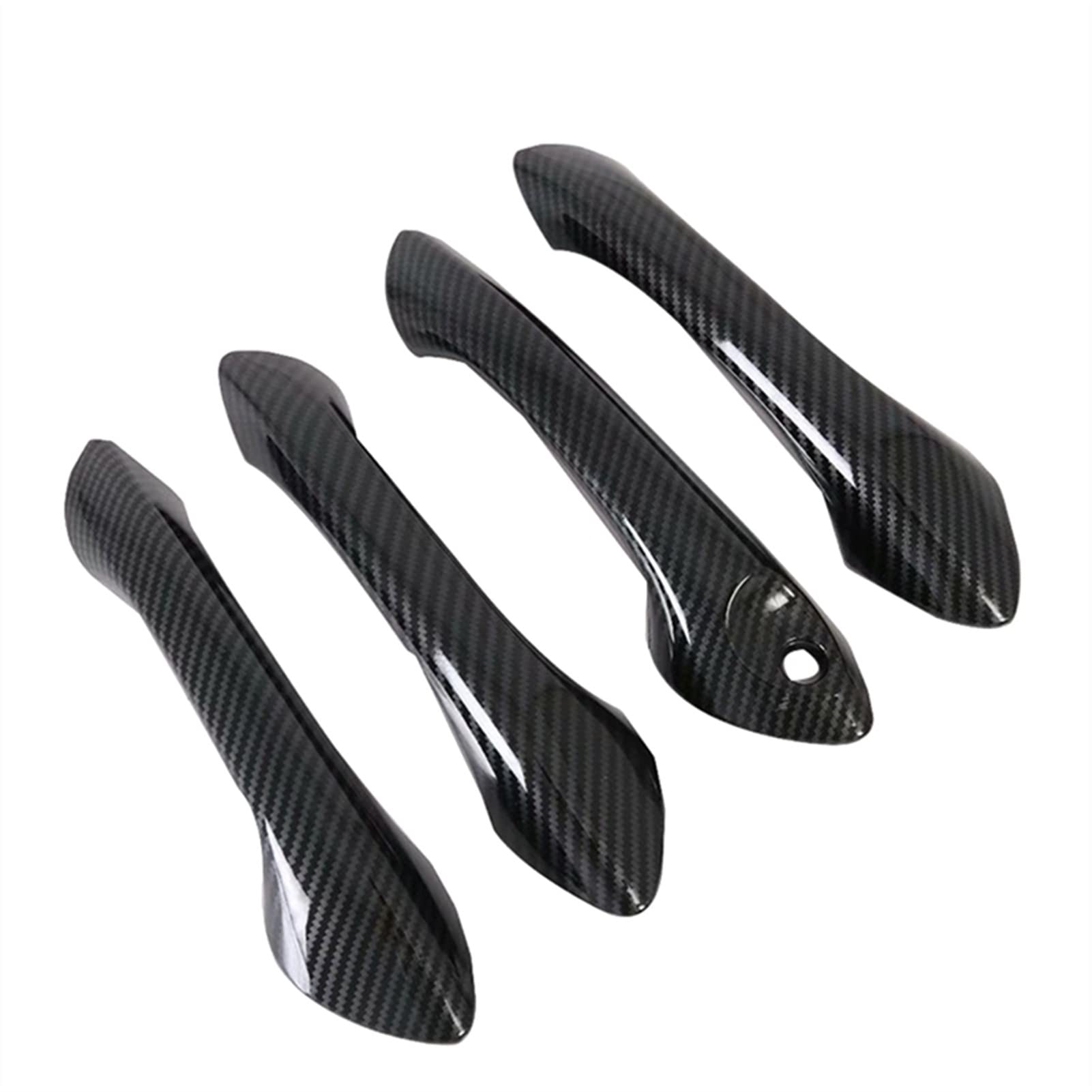 FAHBSTR Exterior Door Handle Cover for Cavalier Onix 2019-2021 Carbon Fiber Car Door Handle Bowl Protector Cover Trim Decoration