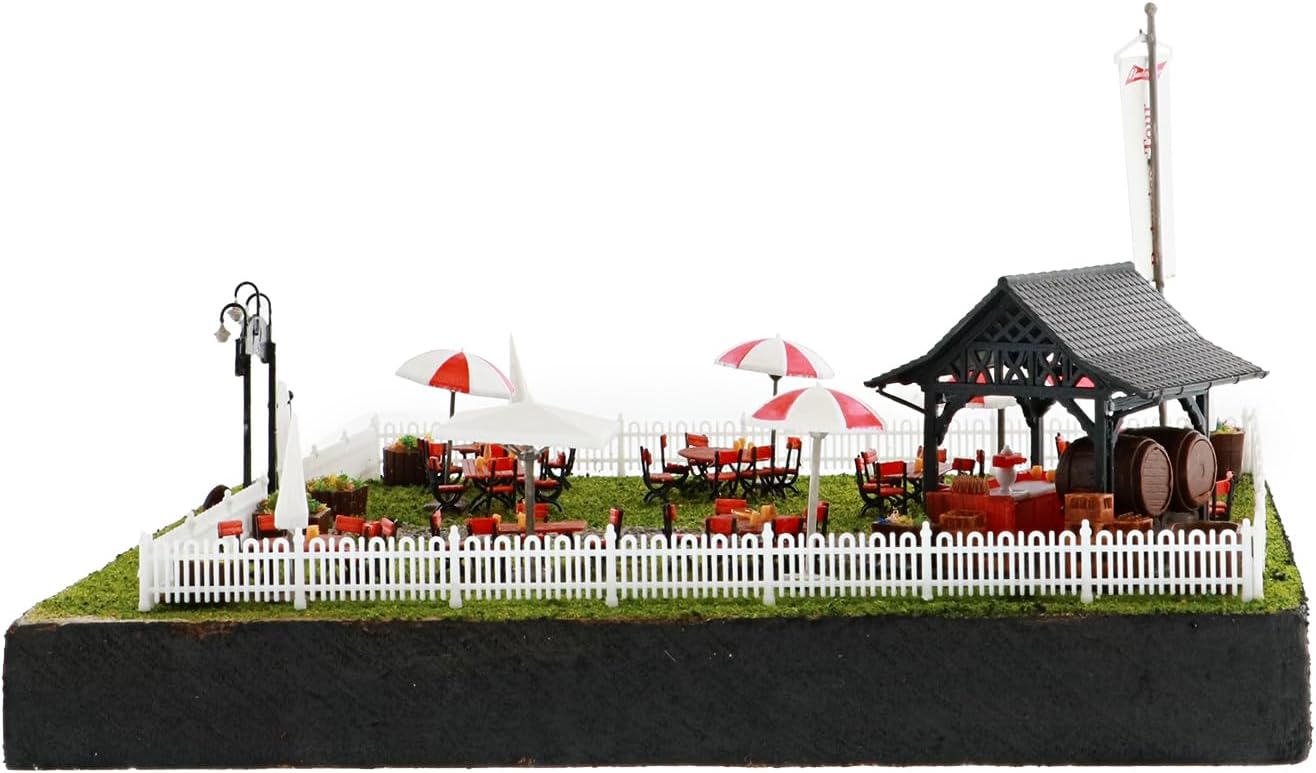 Lionel Anheuser-Busch Biergarten HO Gauge Model Train Building Kit