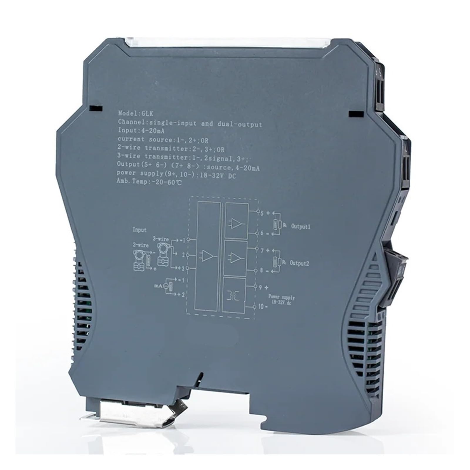 Isolateur de signal anti-interférence 1-5V 0-20mA pour capteur automate