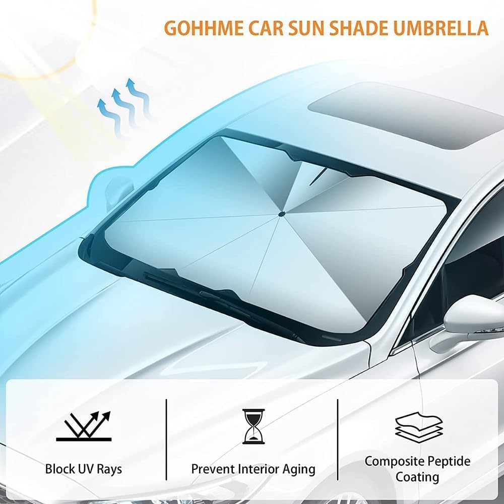 Exquise auto voorruit zonnescherm cover uv-bescherming