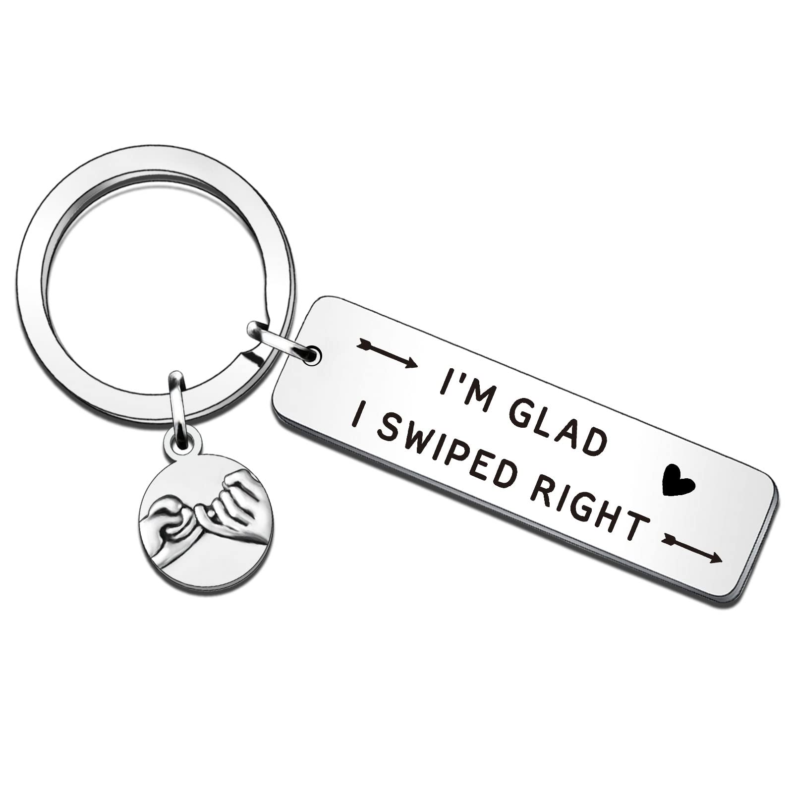 QMVMVFunny Couple Keyring Gifts Anniversary Keychain for Boyfriend  Girlfriend New Relationship Gifts Inspirational Birthday Valentine's Day  Wedding